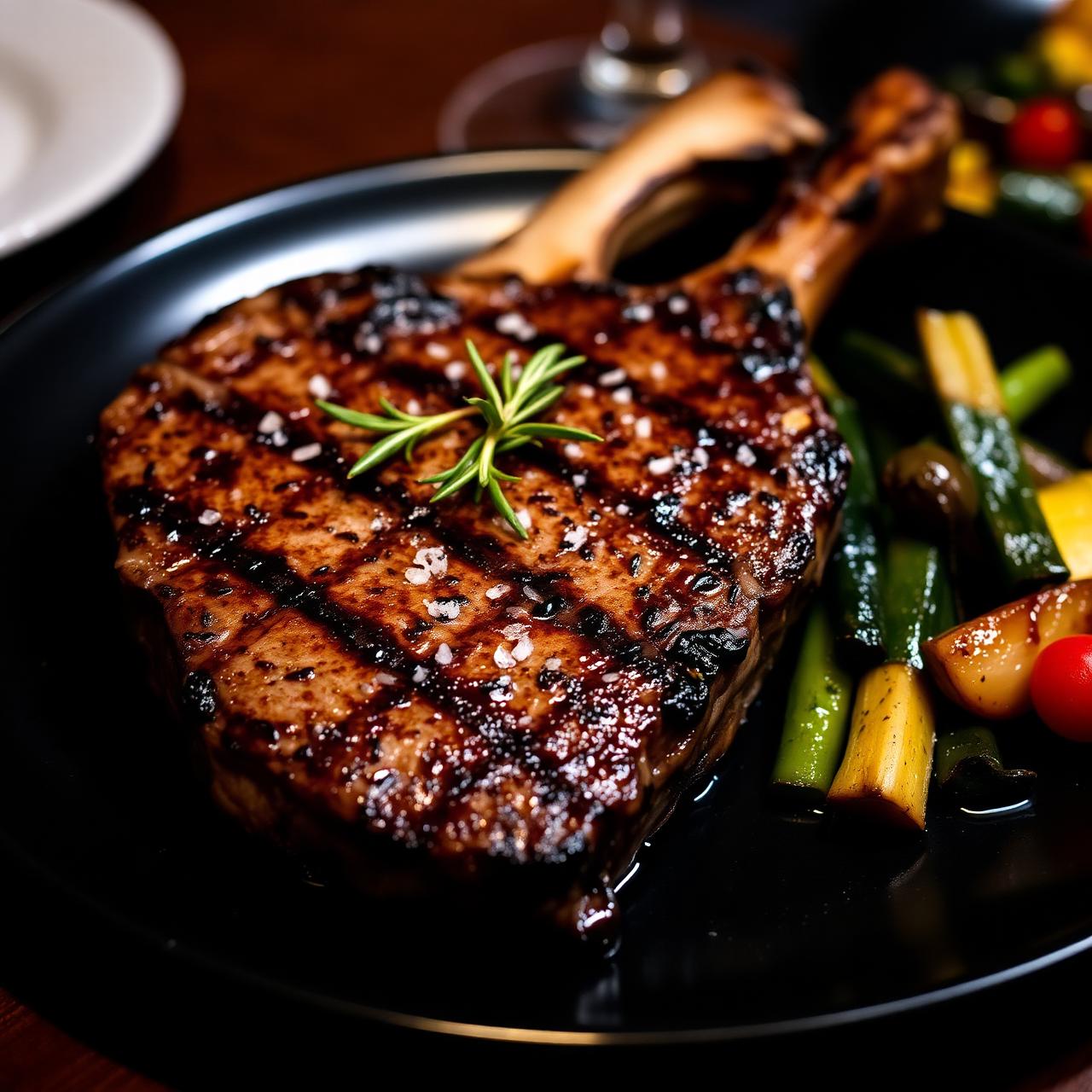 Viande d'Argentine grillée sélectionnée par le chef